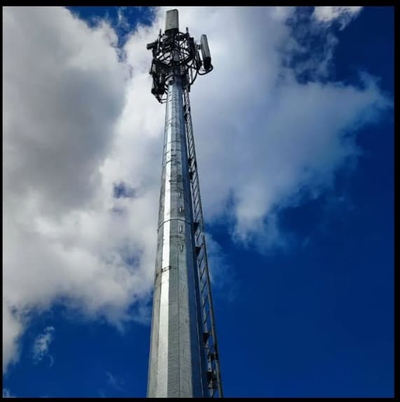 20 30 40 50 80 100 M Type Frame Structure Bolt Ladder 4 Leg Angular Lattice Telecom Communication Steel Tower