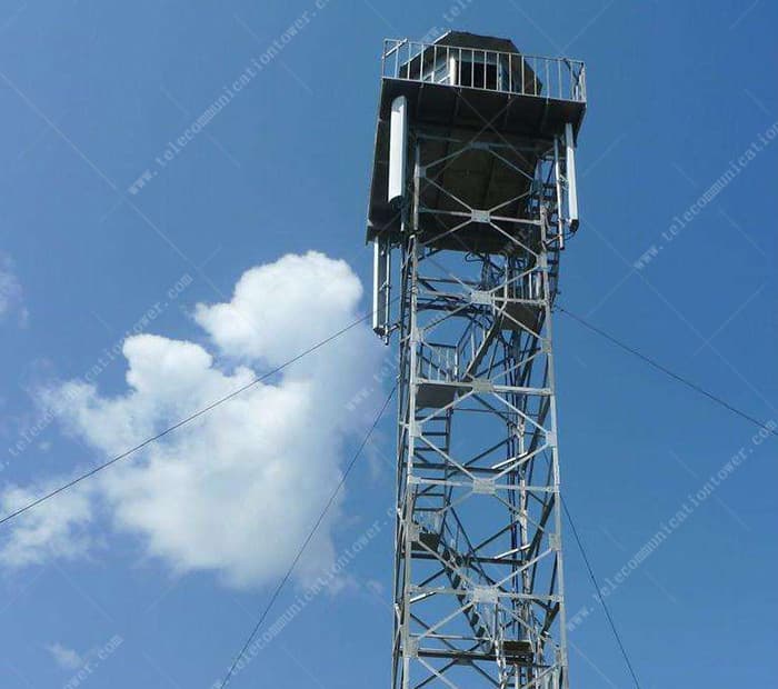 36m 4 Leg Steel Lattice Angular Mobile Telecom Tower